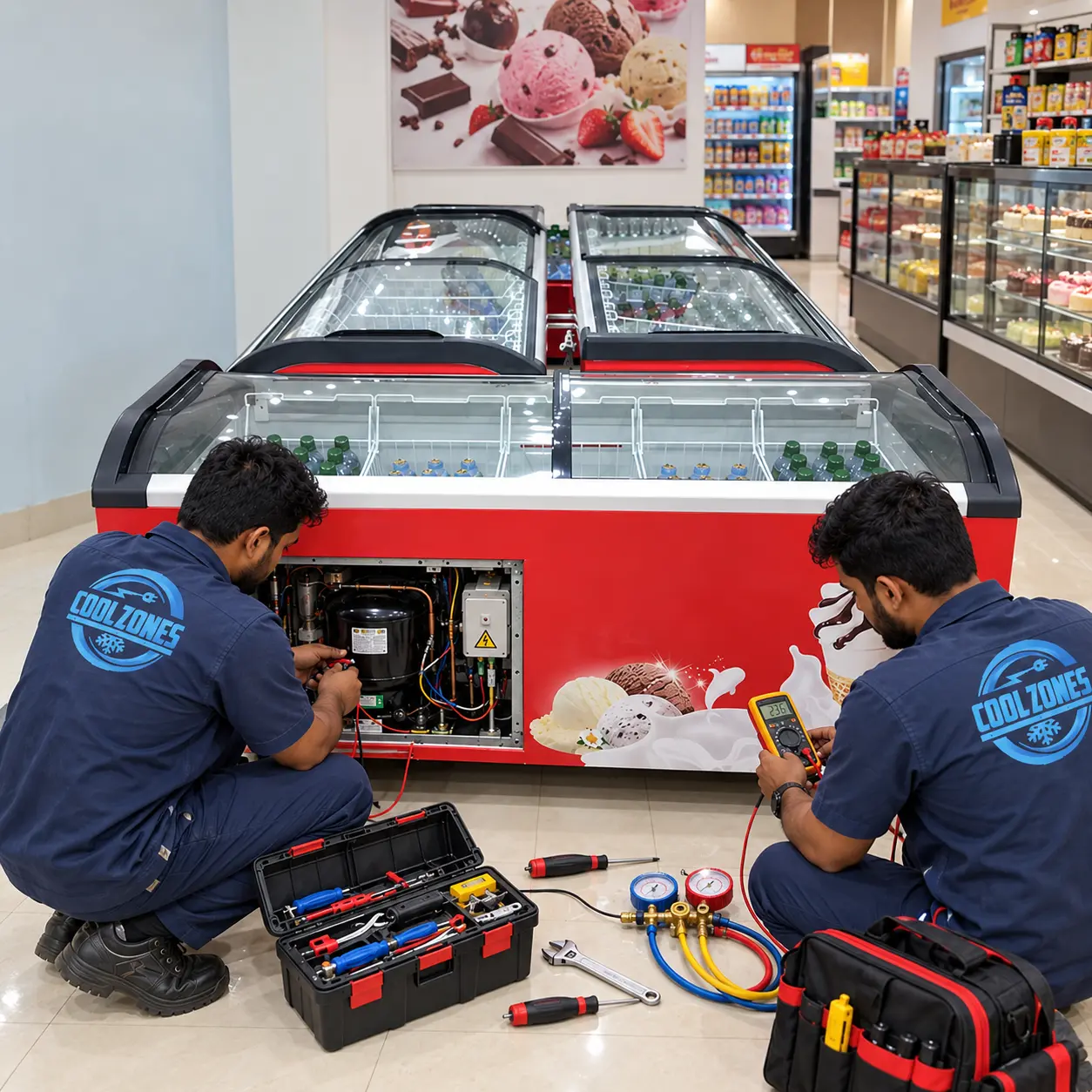 Ice cream freezer repair Hyderabad